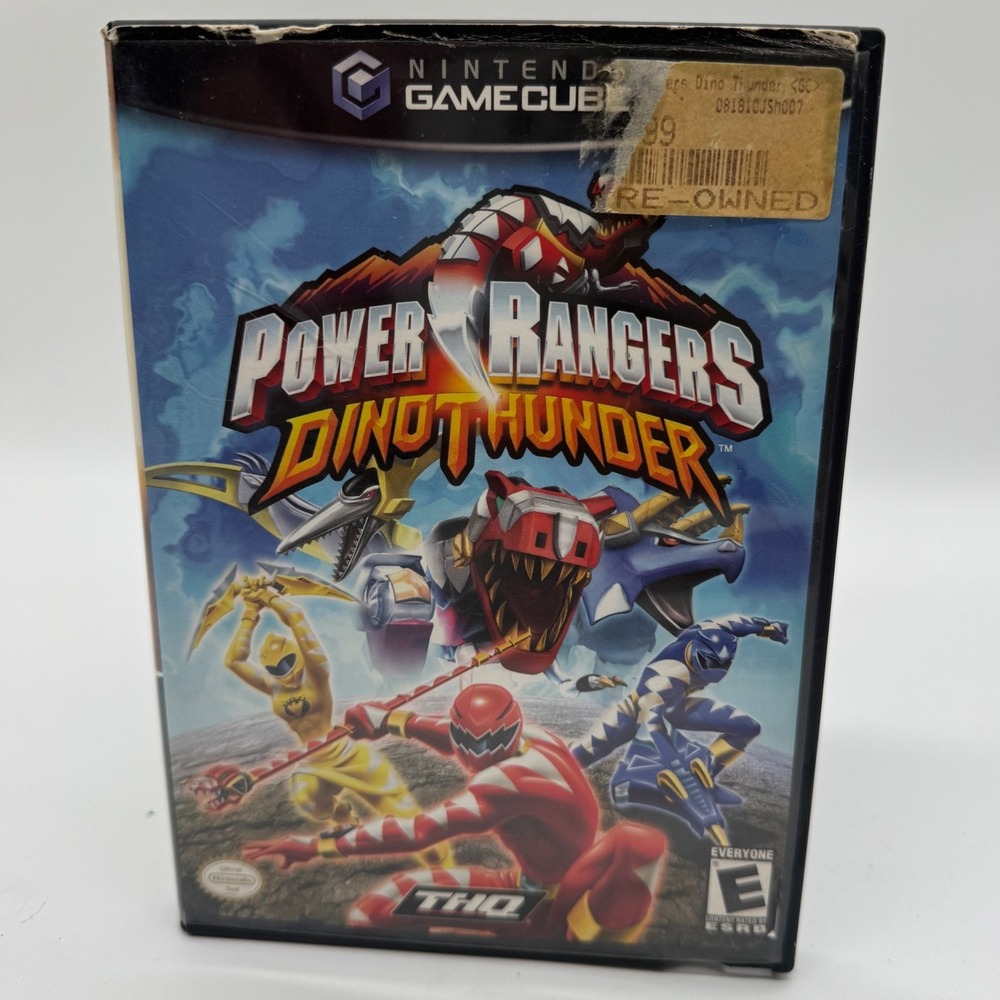 Power Rangers Dino Thunder Nintendo GameCube GC Video Game THQ 2004